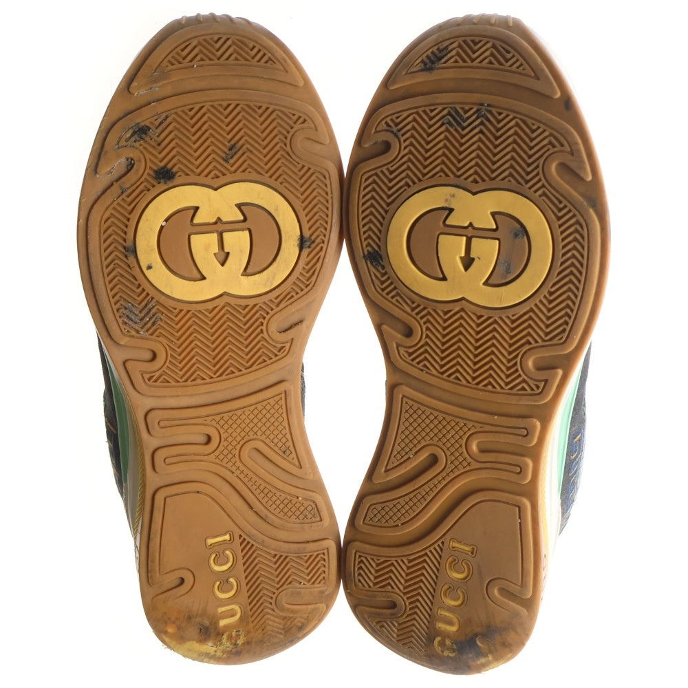 GUCCI(グッチ) ULTRAPACE ウルトラペース ロゴデザイン ローカットスニーカー グリーン 592345