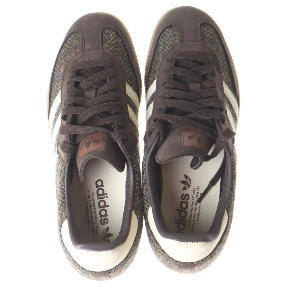 adidas(アディダス) SAMBA OG サンバ ハリスツイード ローカットスニーカー ブラウン US8/26cm ID1450
