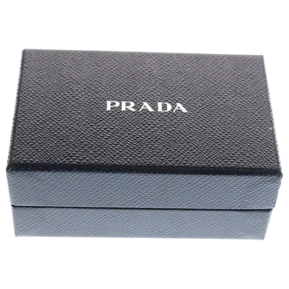 PRADA(プラダ) サフィアーノレザー ロゴプレート コンパクトウォレット コインケース 三つ折りウォレット ベージュ 1MH021QWA