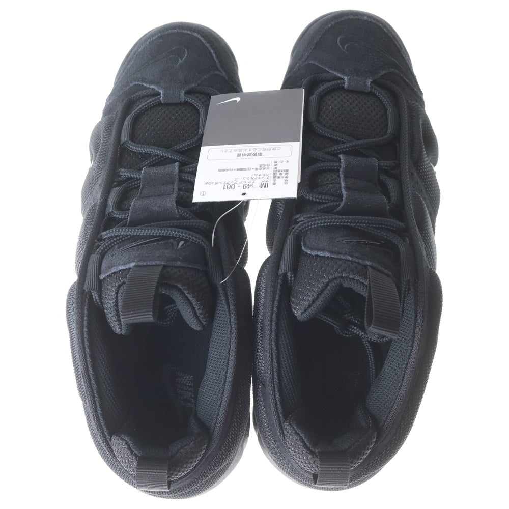 NIKE(ナイキ) AIR MORE UPTEMPO LOW TRIPLE BLACK エアモアアップテンポ トリプルブラック ローカットスニーカー ブラック US10/28cm IM6649-001