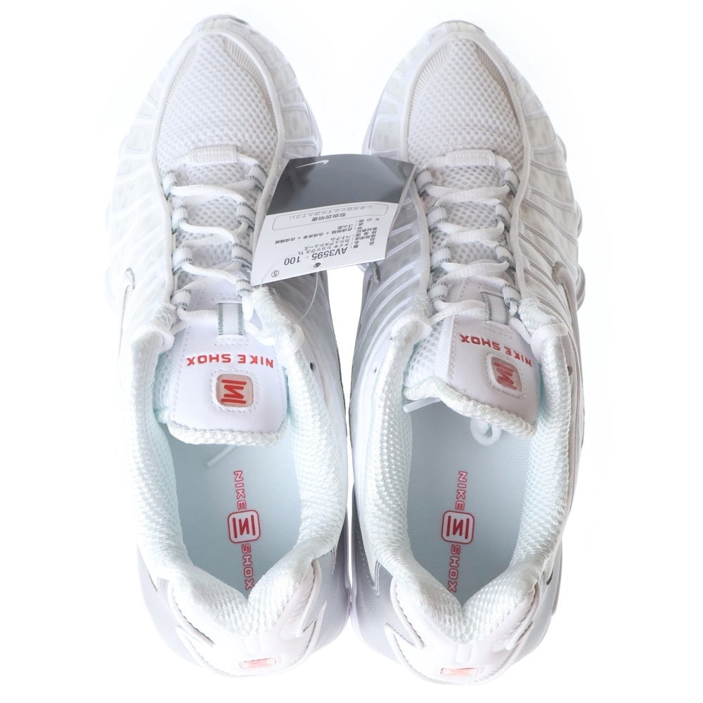 NIKE(ナイキ) SHOX TL WOLF GREY ショックス ローカットスニーカー ホワイト US9.5/27.5cm AV3595-100