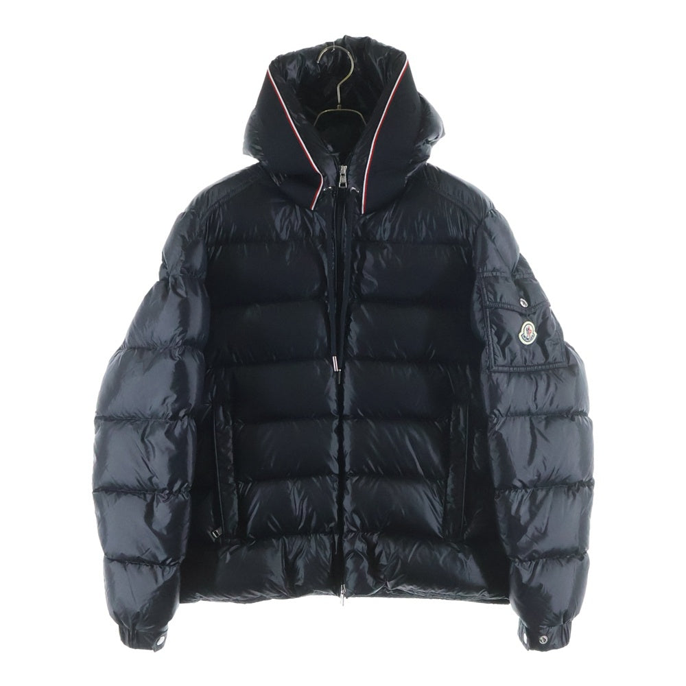 MONCLER(モンクレール) 22AW PAVIN テープロゴ フーデッドダウンジャケット ブラック I20911A00051 595ZZ