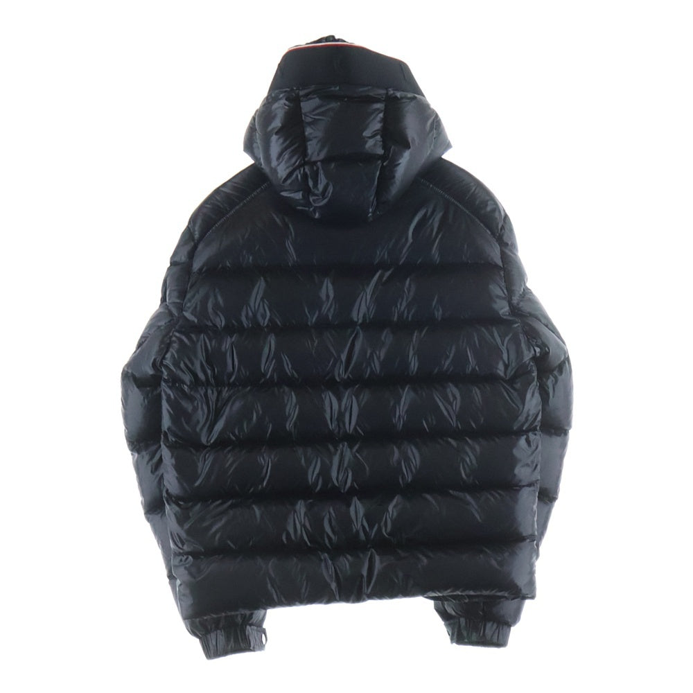 MONCLER(モンクレール) 22AW PAVIN テープロゴ フーデッドダウンジャケット ブラック I20911A00051 595ZZ
