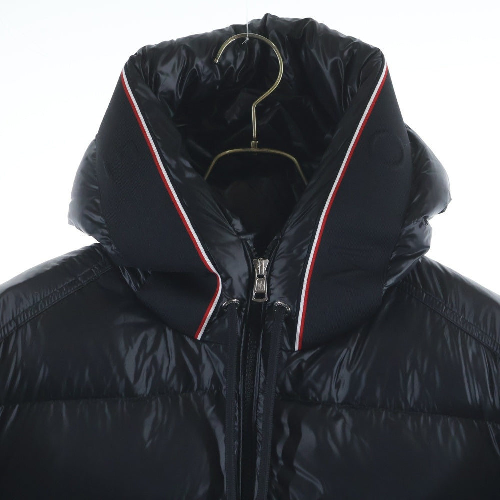 MONCLER(モンクレール) 22AW PAVIN テープロゴ フーデッドダウンジャケット ブラック I20911A00051 595ZZ