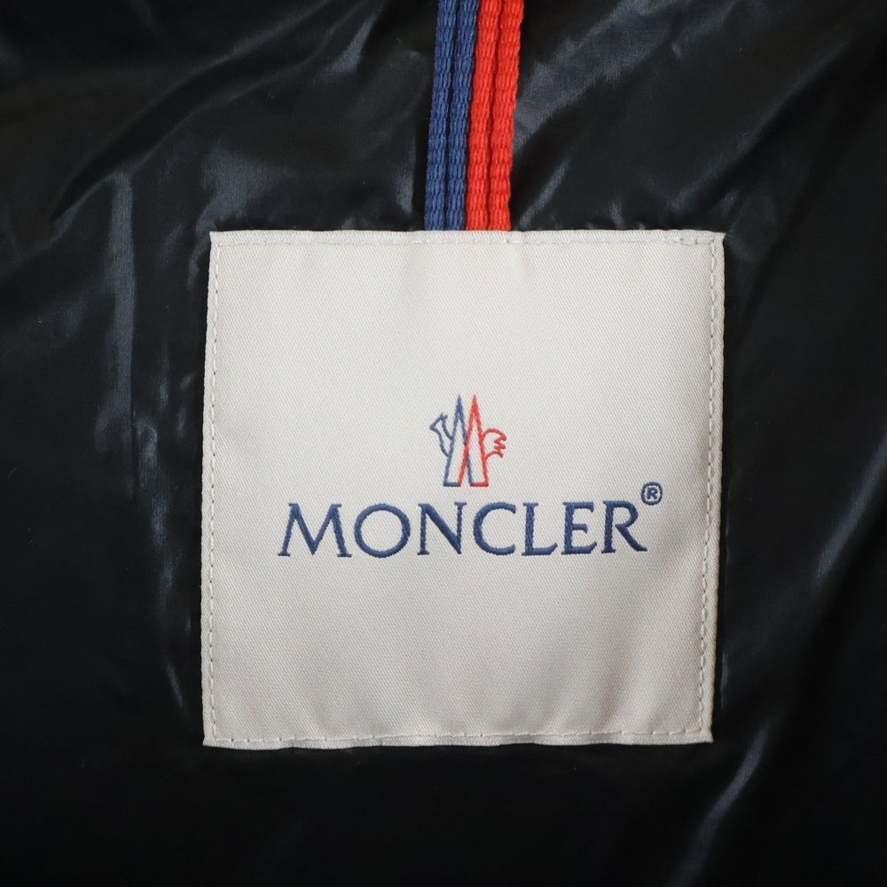 MONCLER(モンクレール) 22AW PAVIN テープロゴ フーデッドダウンジャケット ブラック I20911A00051 595ZZ
