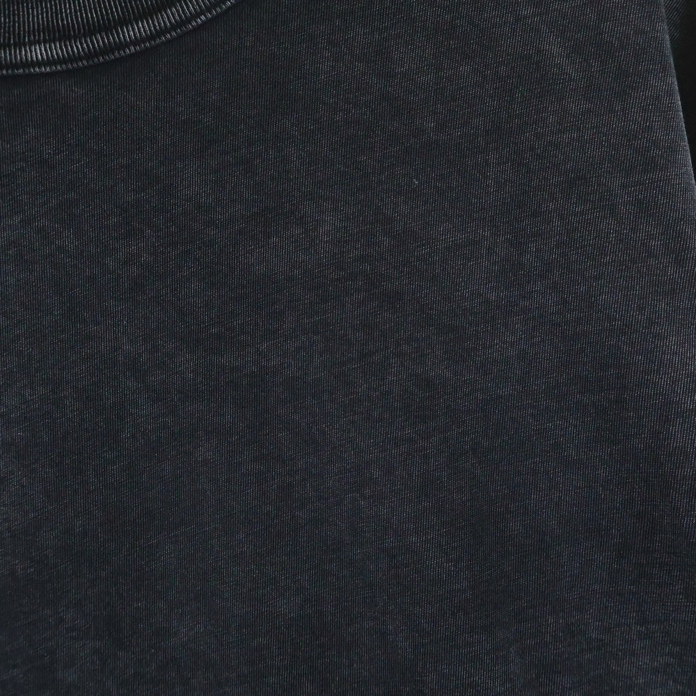 ALEXANDER WANG(アレキサンダーワン) フロントロゴデザイン クルーネック カットソー 長袖Tシャツ ブラック UCC3221537