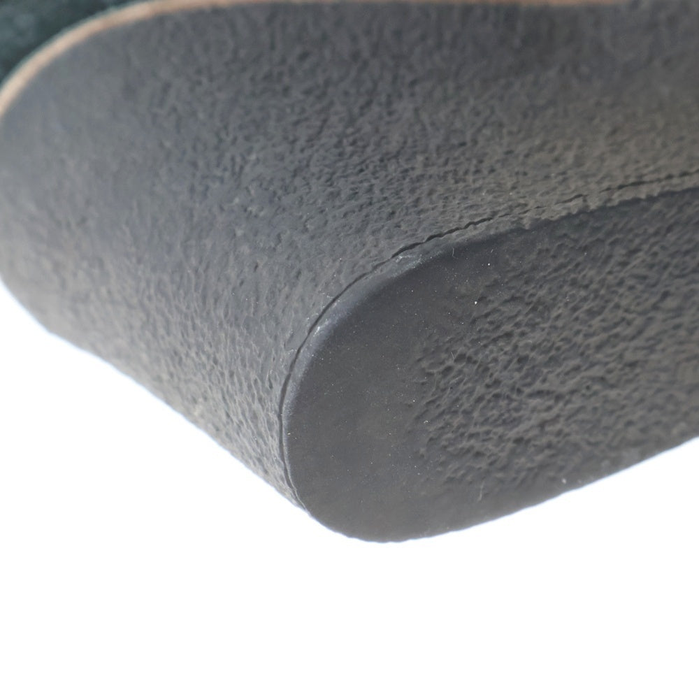 UGG(アグ) VALBERG ヴァルベルグ ファー付き サイドジップ スウェード ロングウェッジブーツ レディース ブラック 1018652