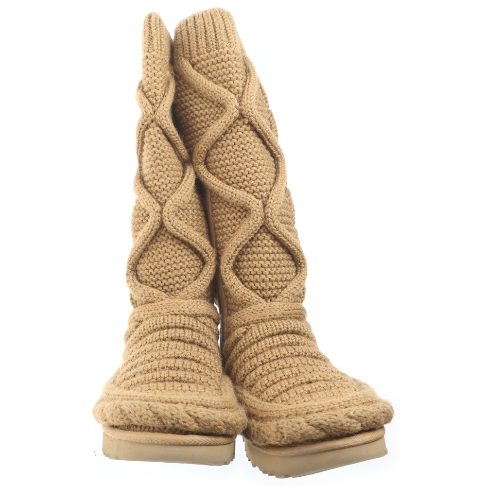 UGG(アグ) CLASSIC TALL CHUNKY KNIT クラシック トール チャンキーニット ロングブーツ レディース ブラウン 1130572