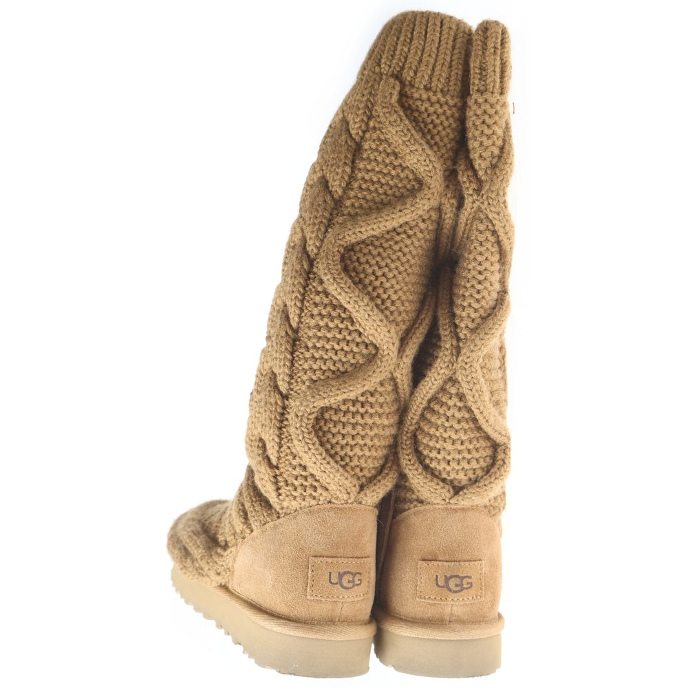 UGG(アグ) CLASSIC TALL CHUNKY KNIT クラシック トール チャンキーニット ロングブーツ レディース ブラウン 1130572
