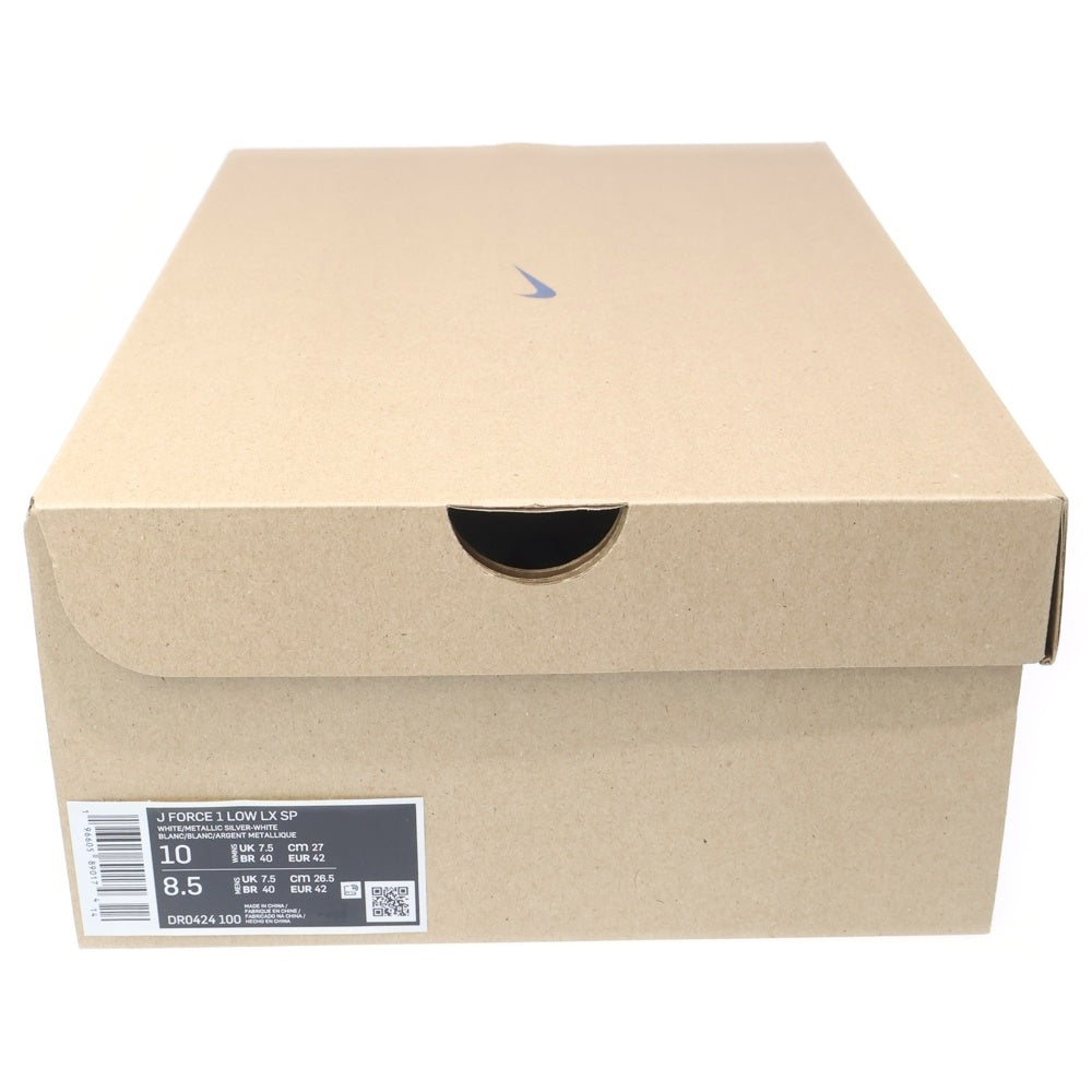 NIKE(ナイキ) ×JACQUEMUS W FORCE 1 LOW LX WHITE ジャックムス ウィメンズ フォース 1 ローカットスニーカー ホワイト US10/27cm DR0424-100 レディース