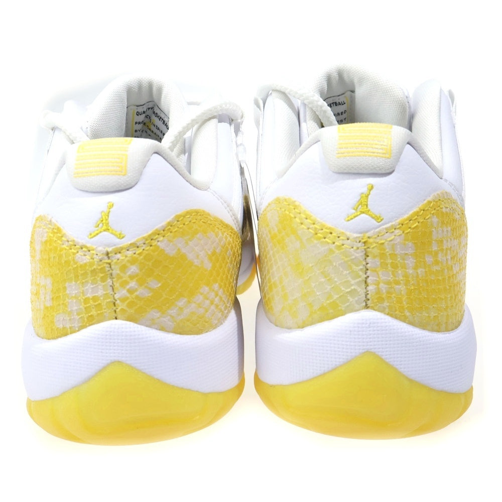 NIKE(ナイキ) W AIR JORDAN 11 RETRO LOW YELLOW SNAKE SKIN ウィメンズ エアジョーダン11 レトロ イエロー スネークスキン イエロー/ホワイト US9/26cm AH7860-107