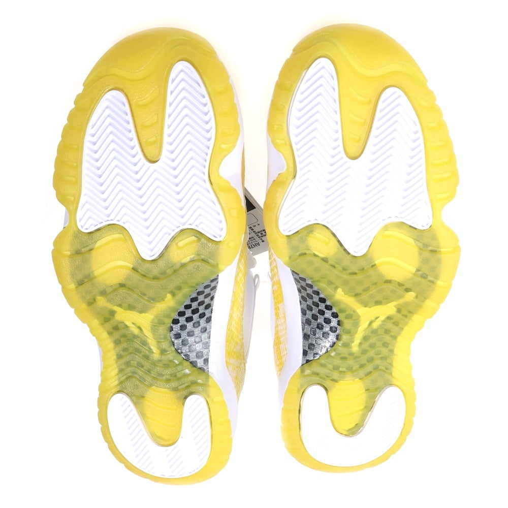 NIKE(ナイキ) W AIR JORDAN 11 RETRO LOW YELLOW SNAKE SKIN ウィメンズ エアジョーダン11 レトロ イエロー スネークスキン イエロー/ホワイト US9/26cm AH7860-107