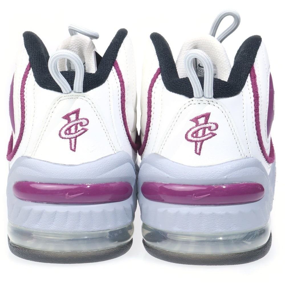 NIKE(ナイキ) W AIR PENNY II ウィメンズ エアペニー2 ミッドカットスニーカー ホワイト/バーガンディー US10/27cm DV1163-100 レディース