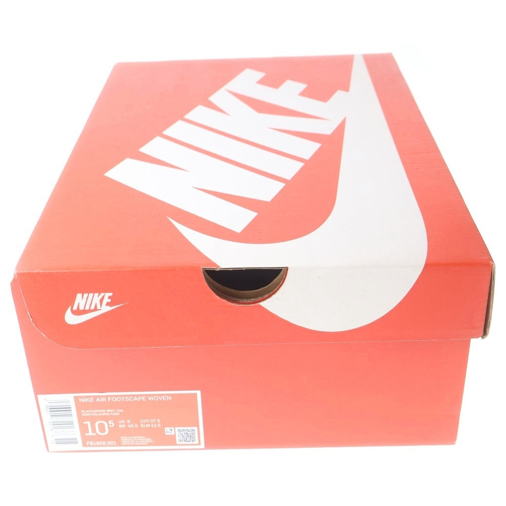 NIKE(ナイキ) W AIR FOOTSCAPE WOVEN ウィメンズ エア フットスケープ ウーブン ローカットスニーカー US10.5/27.5cm FB1959-001
