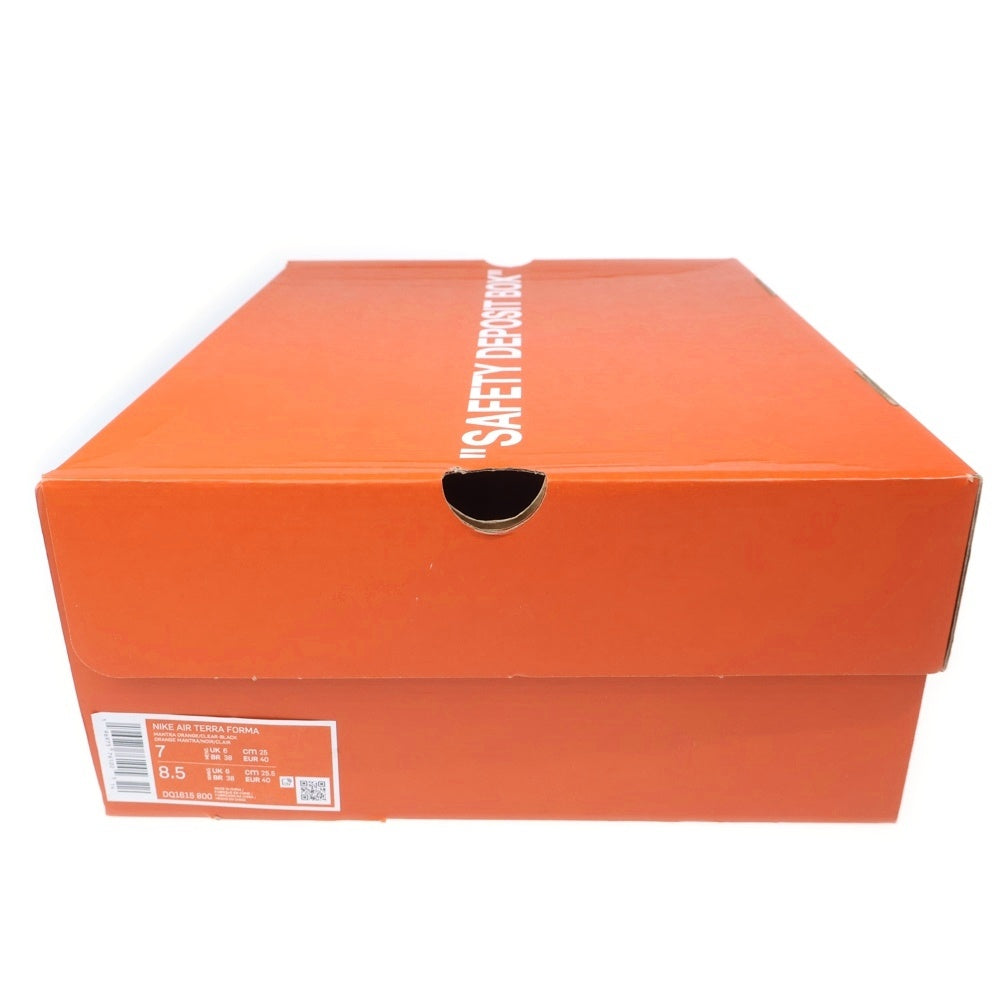 NIKE(ナイキ) ×Off-White AIR TERRA FORMA オフホワイト エア テラフォーマ ハイカットスニーカー オレンジ US7/25cm DQ1615-800