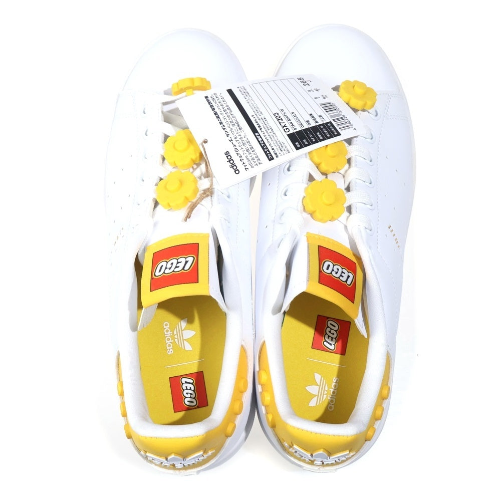 adidas(アディダス) ×LEGO STAN SMITH レゴ スタンスミス ローカットスニーカー ホワイト/イエロー US9.5/26.5cm GX7203