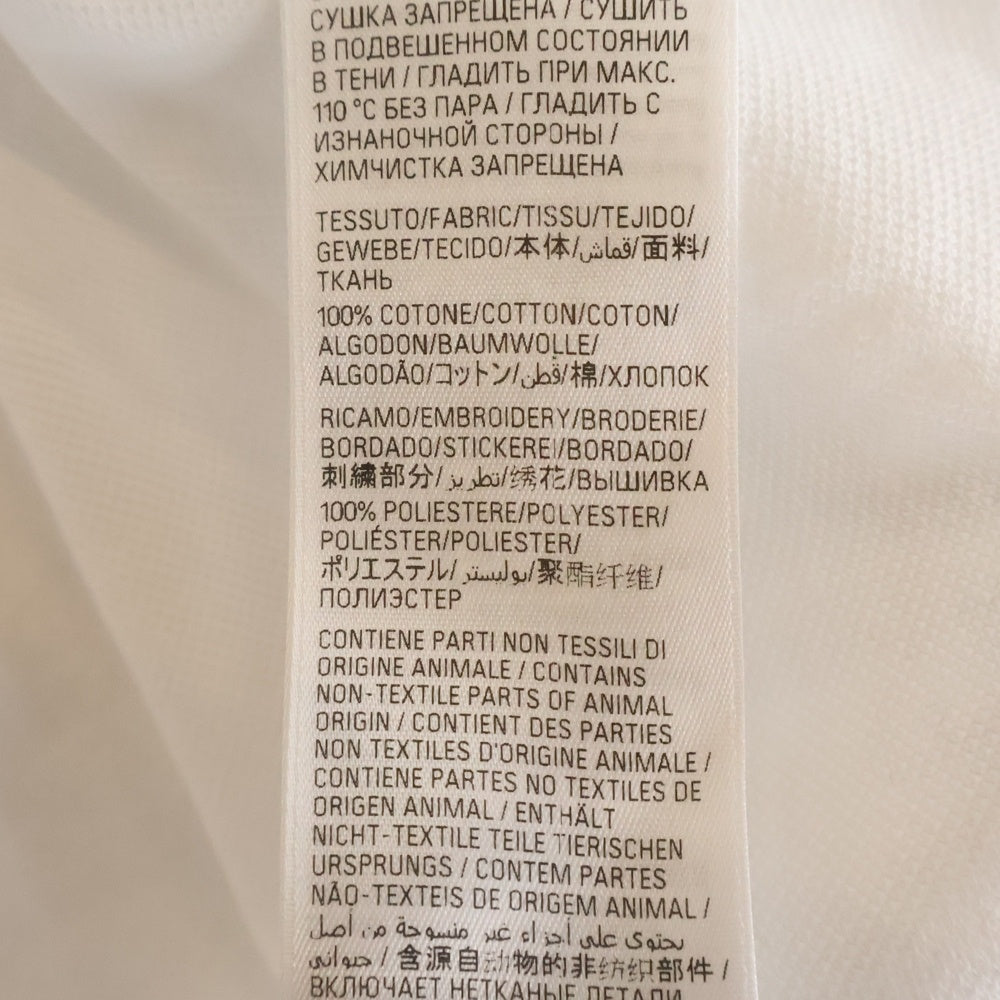 BALENCIAGA(バレンシアガ) 24SS BBロゴ刺繍 オーバーサイズ 半袖ポロシャツ ホワイト 791001 TQVM7