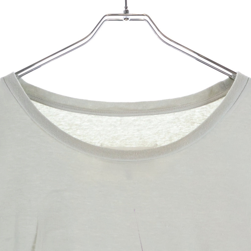 Maison Margiela(メゾンマルジェラ) 25SS フロントプリント クルーネック半袖Tシャツ カットソー グレー S50GC0711 S24575