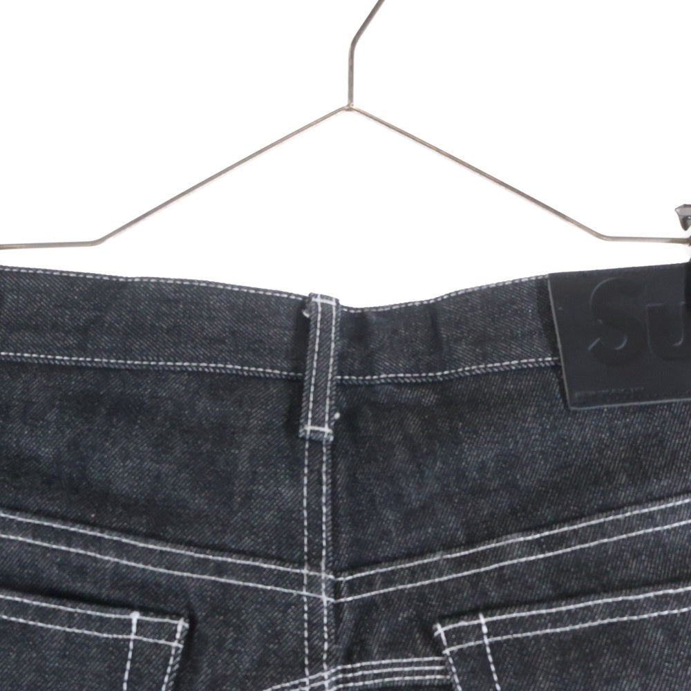 SUPREME(シュプリーム) 25SS S Logo Rigid Baggy Jean Sロゴ リジッド バギージーンズ ジップフライ デニムパンツ ブラック 30