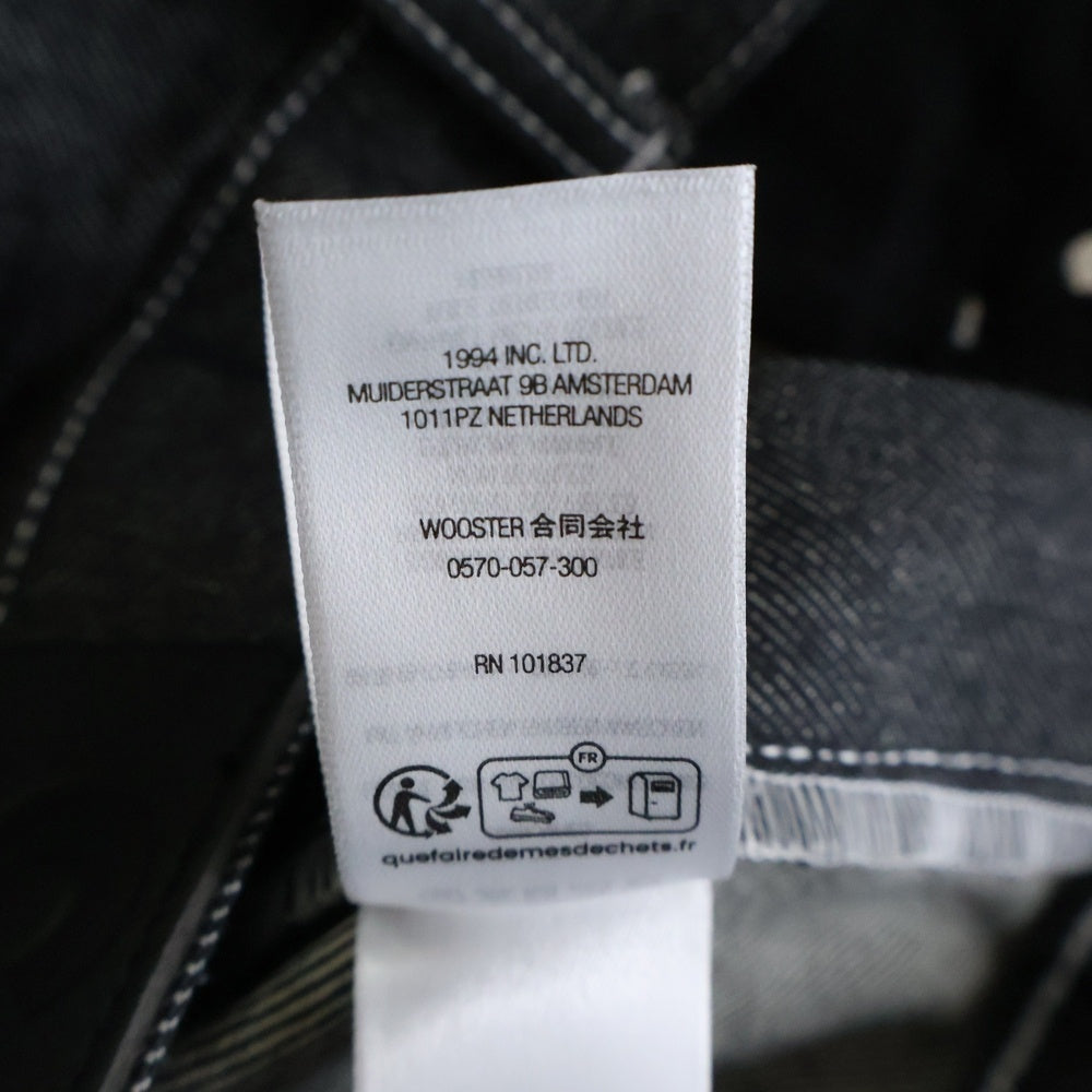SUPREME(シュプリーム) 25SS S Logo Rigid Baggy Jean Sロゴ リジッド バギージーンズ ジップフライ デニムパンツ ブラック 30