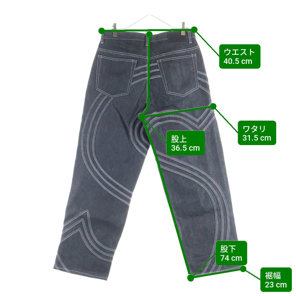 SUPREME(シュプリーム) 25SS S Logo Rigid Baggy Jean Sロゴ リジッド バギージーンズ ジップフライ デニムパンツ ブラック 30