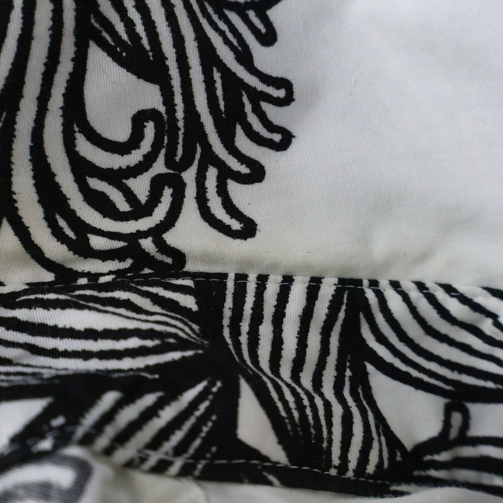 Christopher Nemeth(クリストファーネメス) ROPE PATTERN SHIRT ロープ パターン シャツ 縄柄 ボタンアップ長袖シャツ ホワイト 18752
