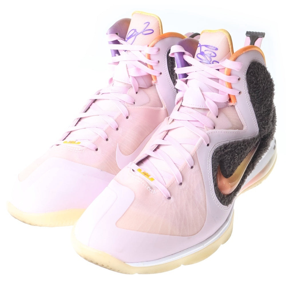 NIKE(ナイキ) LEBRON IX REGAL PINK レブロン 9 リーガルピンク ハイカットスニーカー ピンク US10.5/28.5cm DJ3908-600