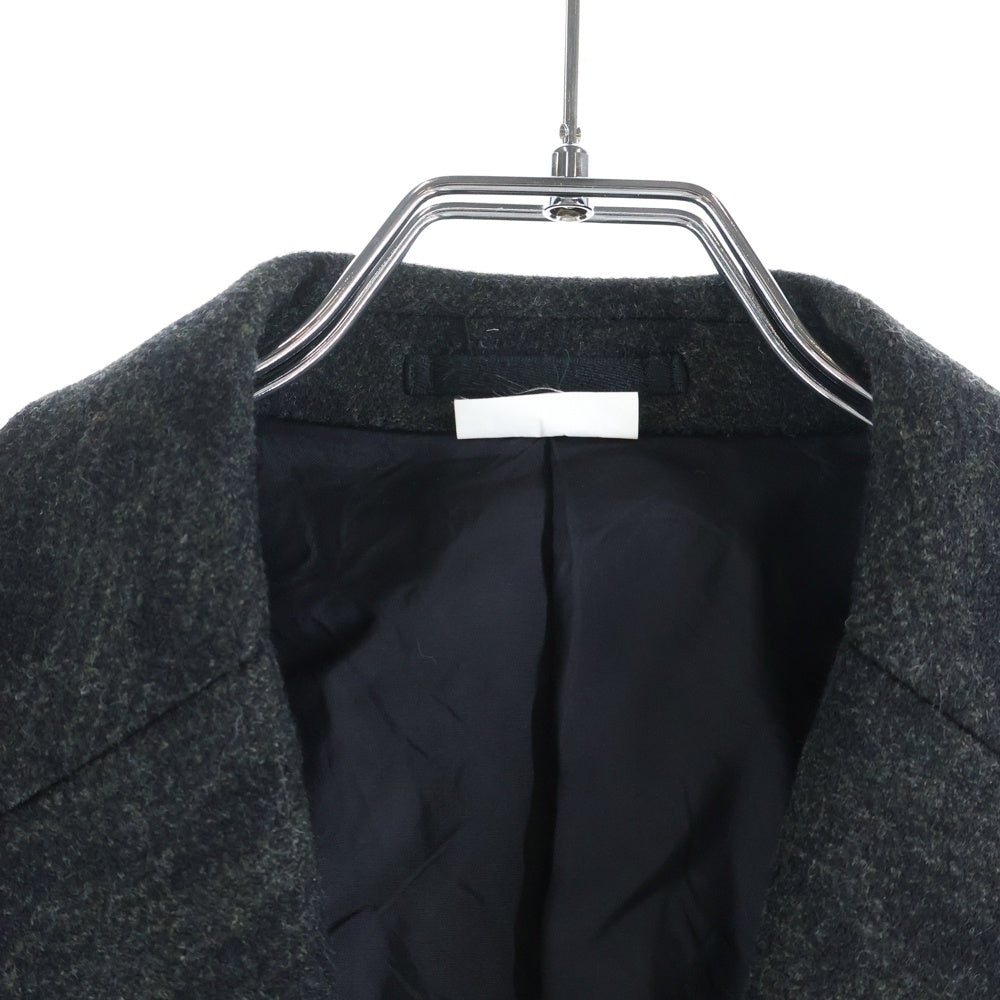 COMME des GARCONS HOMME DEUX(コムデギャルソン オムドゥ) 12AW 迷彩柄 異素材ポケット ウール シングルテーラードジャケット ブラック/カーキ DJ-J025 AD2012