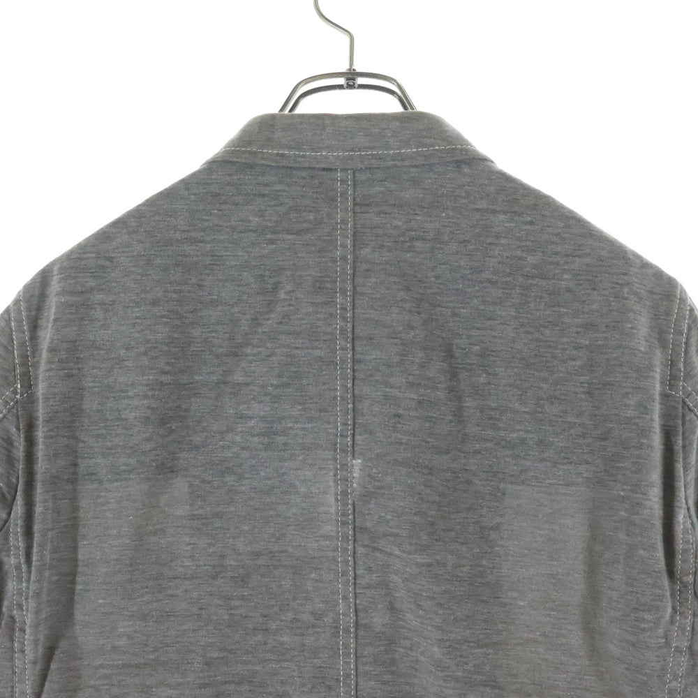 COMME des GARCONS HOMME(コムデギャルソンオム) 12SS ステッチデザイン シングル テーラードジャケット グレー HI-J046 AD2011