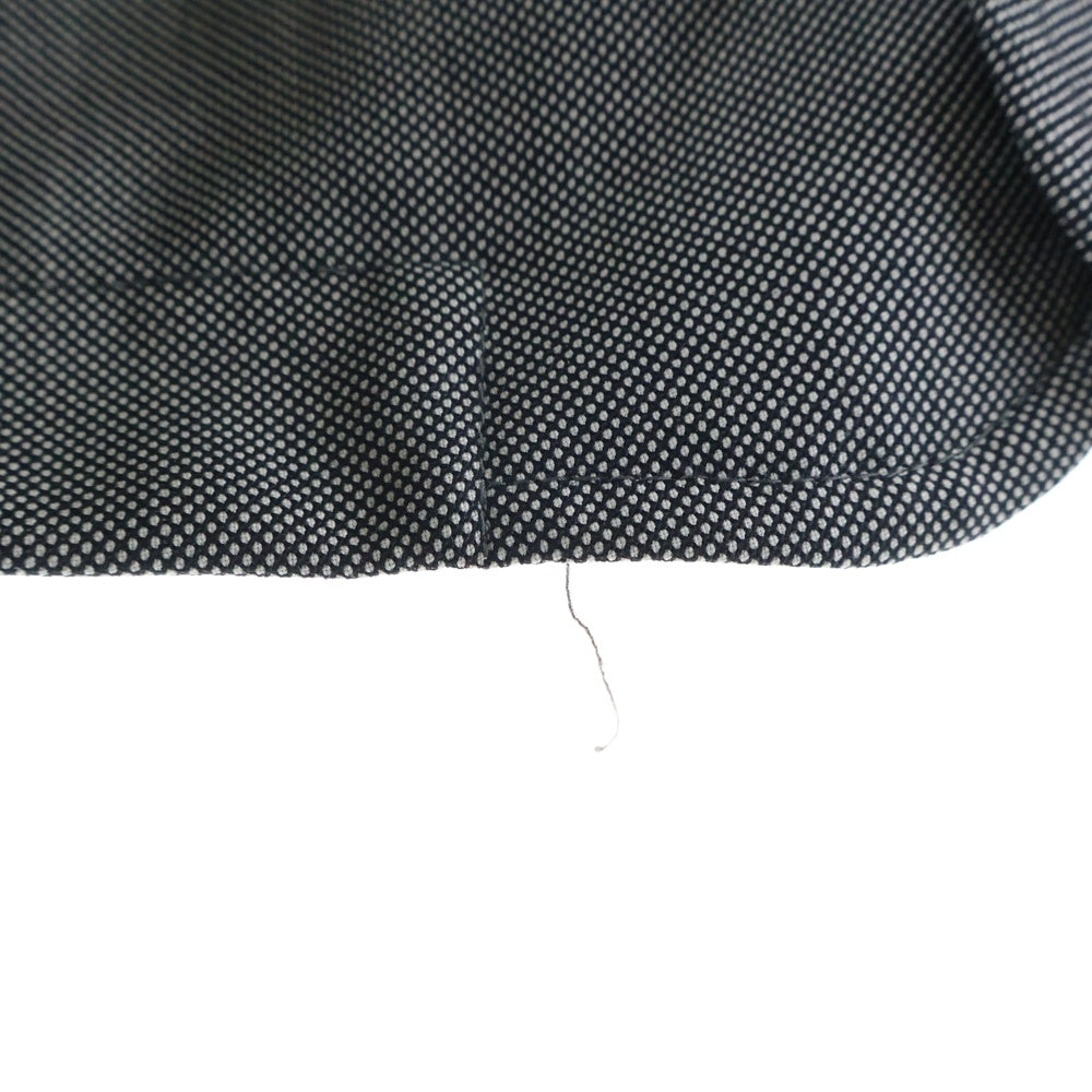 COMME des GARCONS HOMME(コムデギャルソンオム) 10AW 裏地ドット柄 袖シャーリング シングルテーラードジャケット グレー HF-J054 AD2010