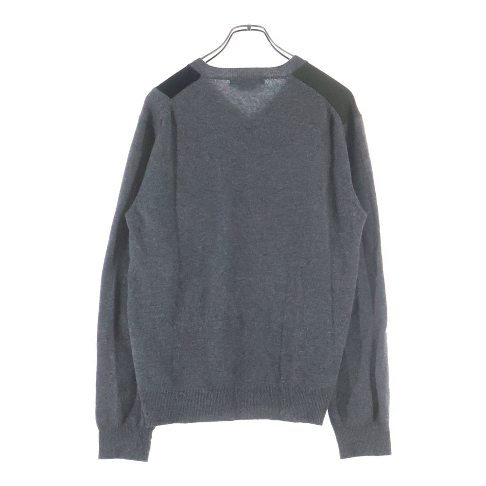 COMME des GARCONS HOMME DEUX(コムデギャルソン オムドゥ) 11AW パッチワーク Vネック ニット セーター マルチカラー DH-N015 AD2011