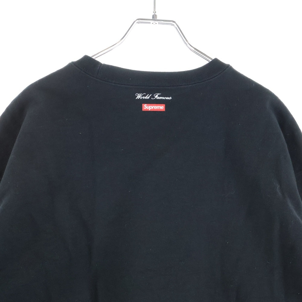 SUPREME(シュプリーム) 20AW Aerial Crewneck エアリアル クルーネックスウェットトレーナー ブラック