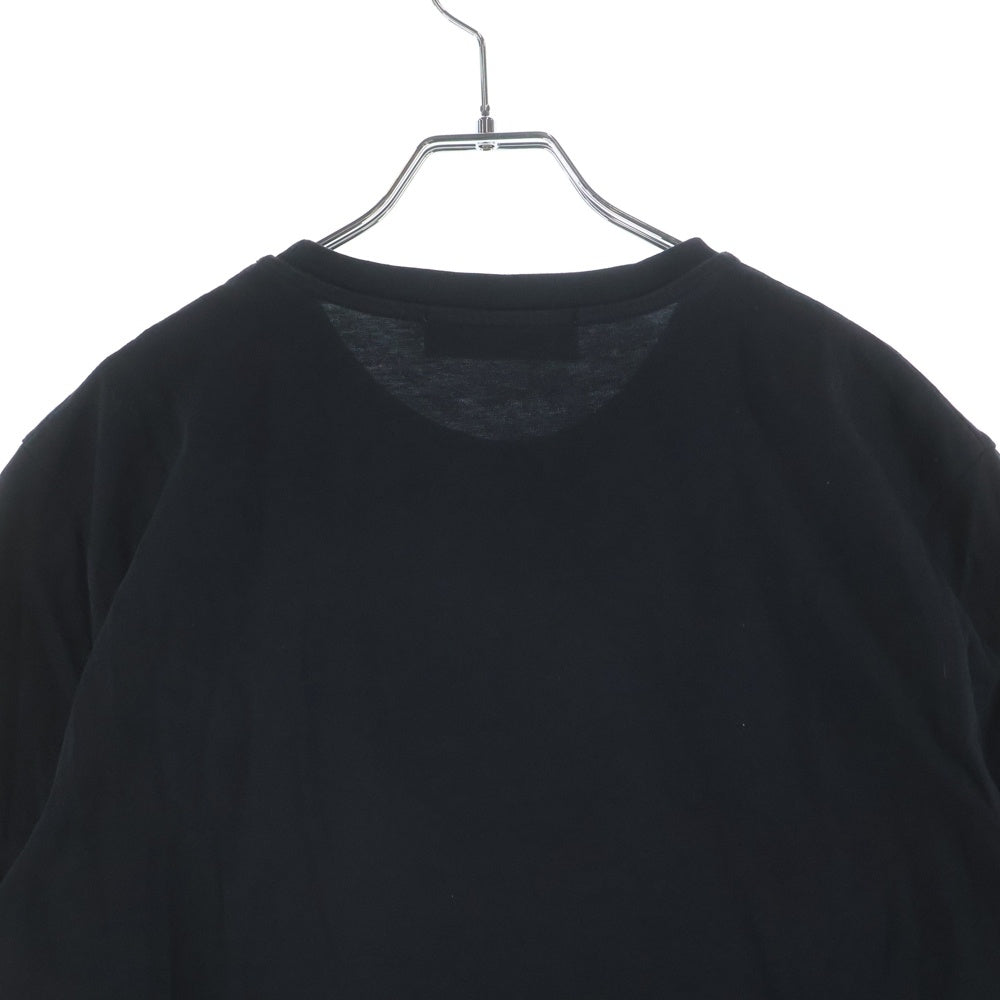 MSGM(エムエスジーエム) フロントロゴ クルーネック半袖Tシャツ カットソー ブラック 2440MM67