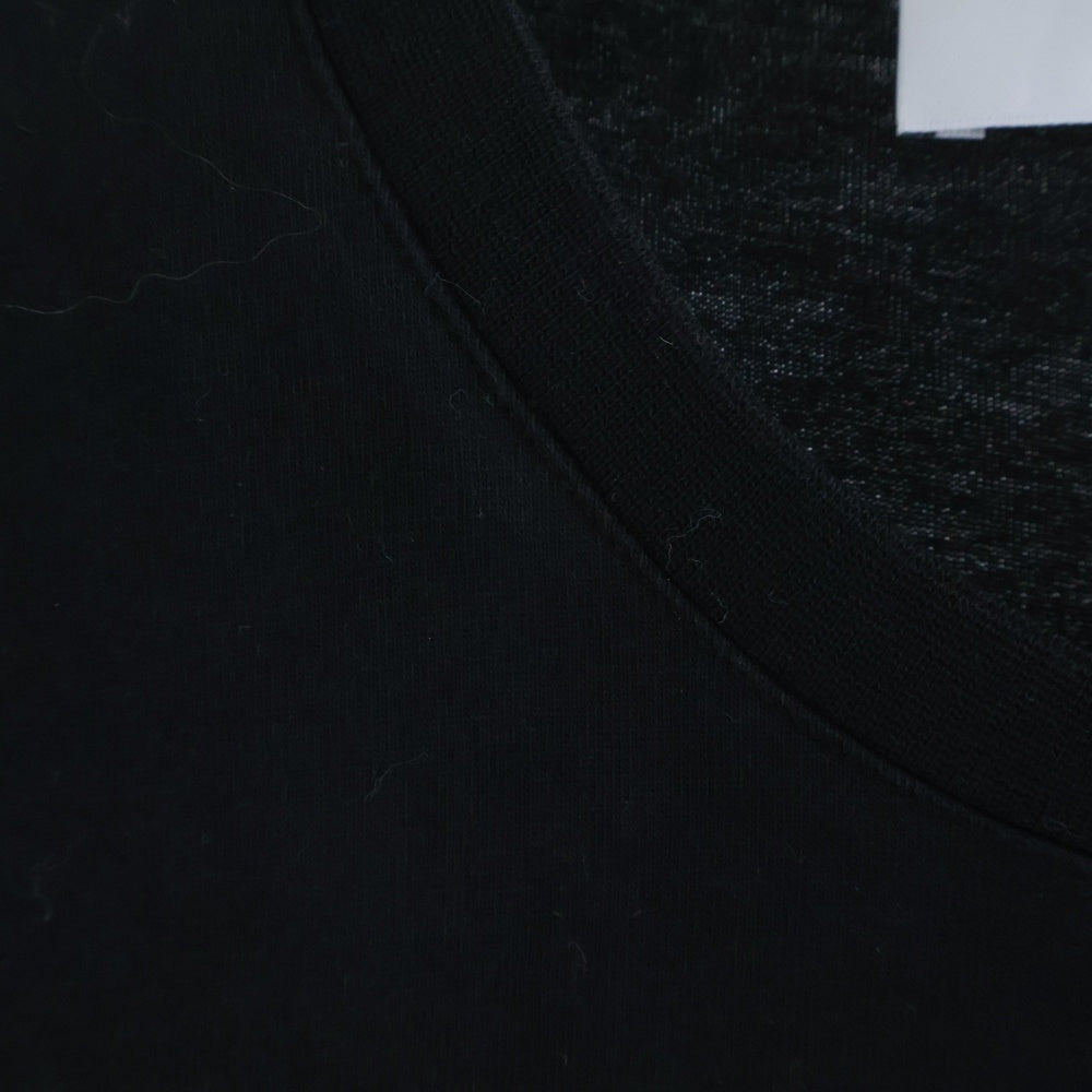 MSGM(エムエスジーエム) フロントロゴ クルーネック半袖Tシャツ カットソー ブラック 2440MM67