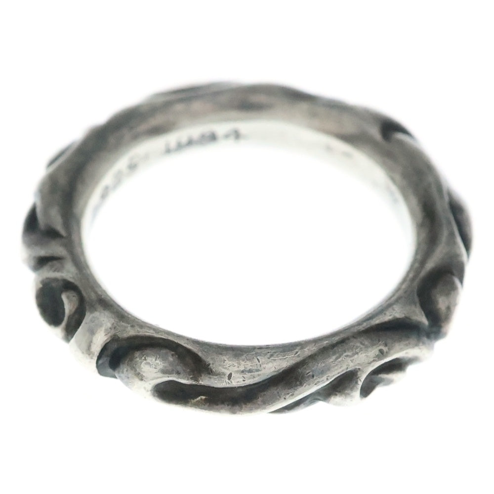 CHROME HEARTS(クロムハーツ) SCRL BAND スクロールバンド リング シルバー BCA351