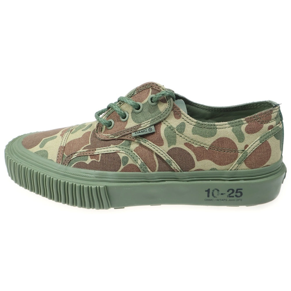 VANS(ヴァンズ) ×OAMC ×WTAPS OTW SEYLYNN LUG オーエーエムシー ダブルタップス セイリーンラグ カモ柄 ローカットスニーカー カーキ US8.5/26.5cm VN000MYHDP0