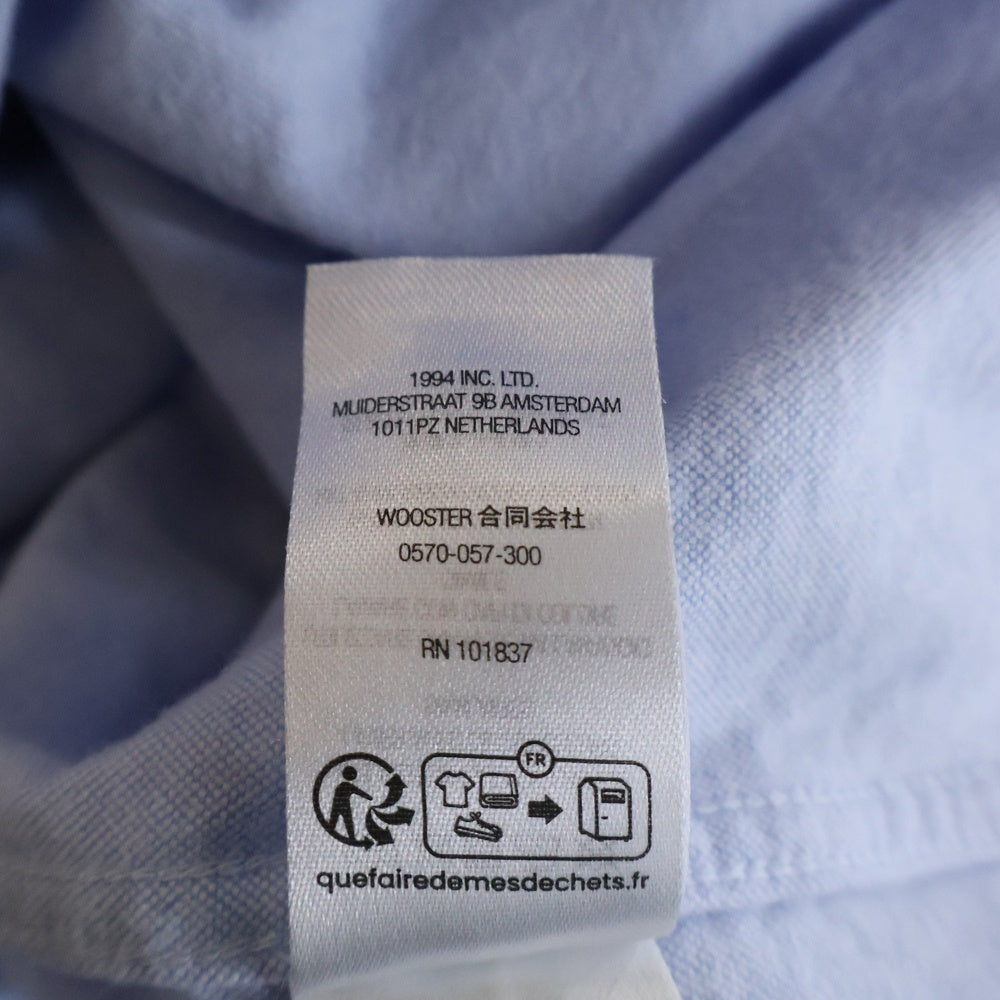 SUPREME(シュプリーム) 25AW Loose Fit Flannel Oxford Shirt ルーズフィット フランネル オックスフォード長袖シャツ ブルー