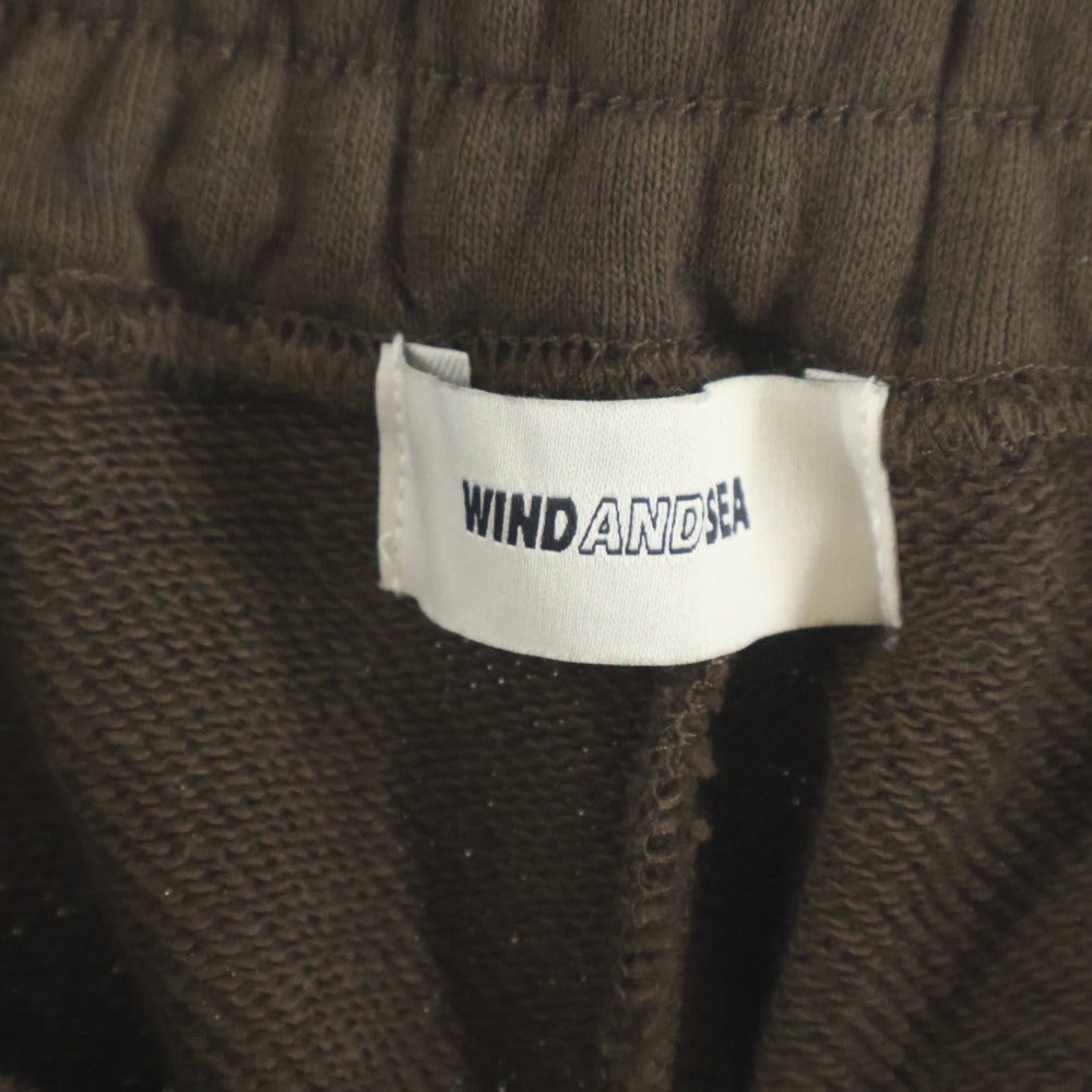 WIND AND SEA(ウィンダンシー) ×SPACE JAM TRACK PANT スペースジャム エンブロイダリーデザイン トラック スウェットパンツ ブラウン WDS-C-SJM-26-Q2-PT-01