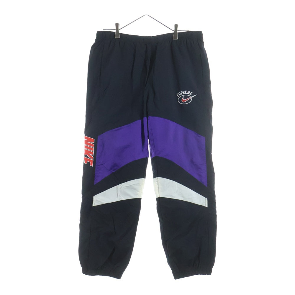 SUPREME(シュプリーム) 19SS ×NIKE WARM UP PANT ナイキ ウオームアップ ナイロンパンツ ブラック CI1106-012