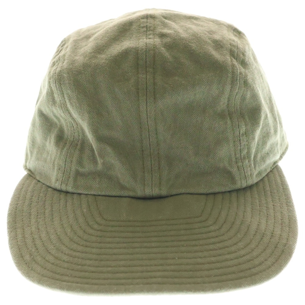 Buzz Rickson's(バズリクソンズ) U.S.NAVY HERRINGBONE CAP ユーエスアーミー ヘリンボーン ベースボールキャップ 帽子 カーキ BR02714