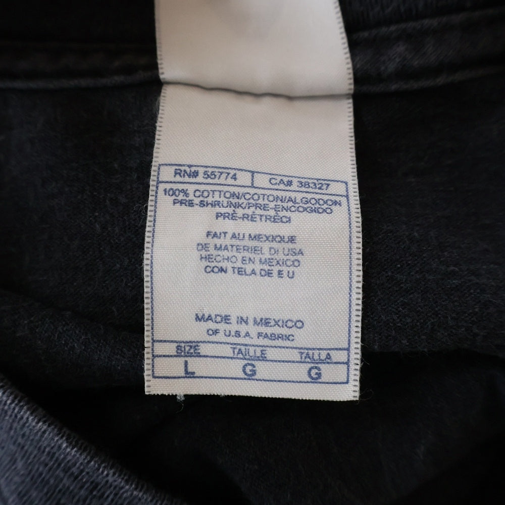 VINTAGE(ヴィンテージ) 00S VINTAGE RUROUNI KENSHIN TEE ヴィンテージ るろうに剣心 ALSTYLEタグ 両面プリントTシャツ 半袖クルーネックカットソー ブラック