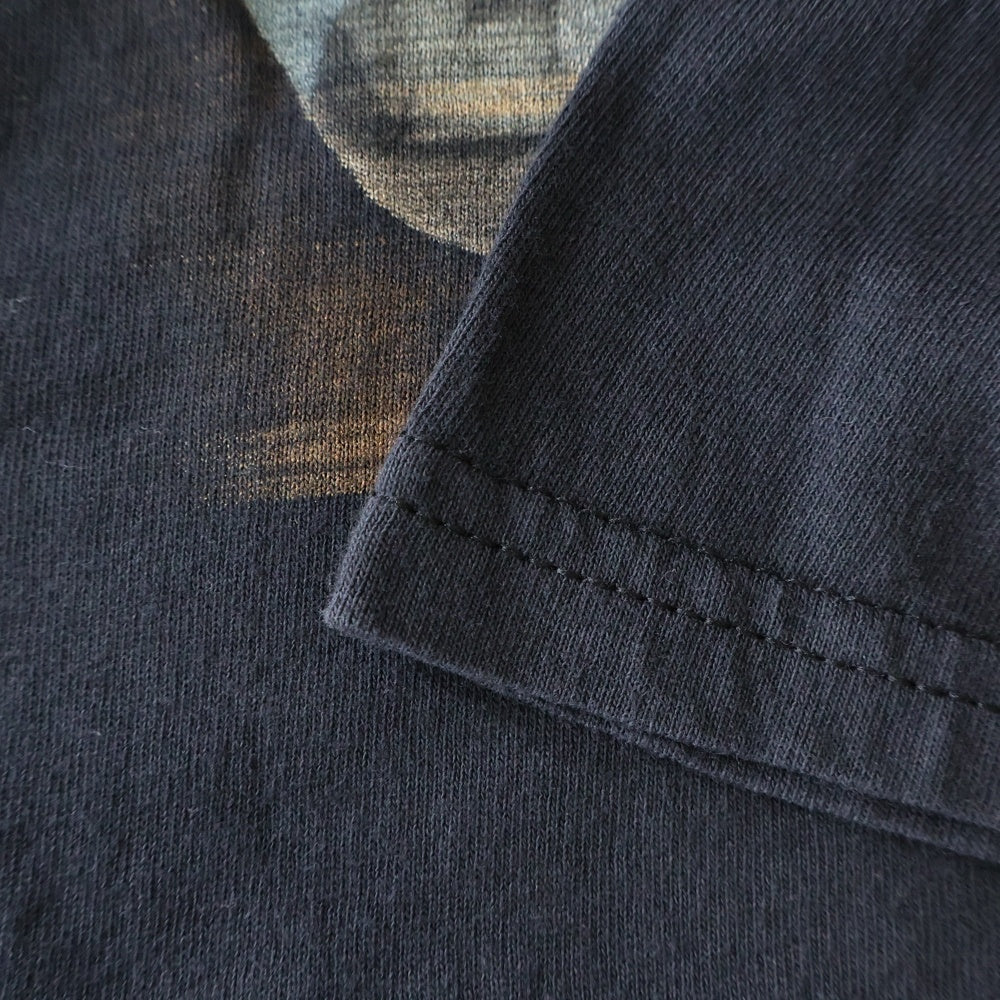 VINTAGE(ヴィンテージ) 00S VINTAGE NOIR KIRIKA YUUMURA 2001 TEE ヴィンテージ ノワール 夕叢霧香 GILDANタグ 両面プリントTシャツ 半袖クルーネックカットソー ブラック