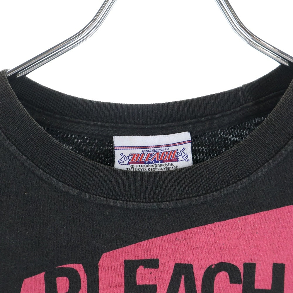 VINTAGE(ヴィンテージ) 00S VINTAGE BLEACH ICHIGO KUROSAKI TEE ヴィンテージ ブリーチ 黒崎一護 卍解虚化 刺繍タグ フロントプリントTシャツ 半袖クルーネックカットソー ブラック