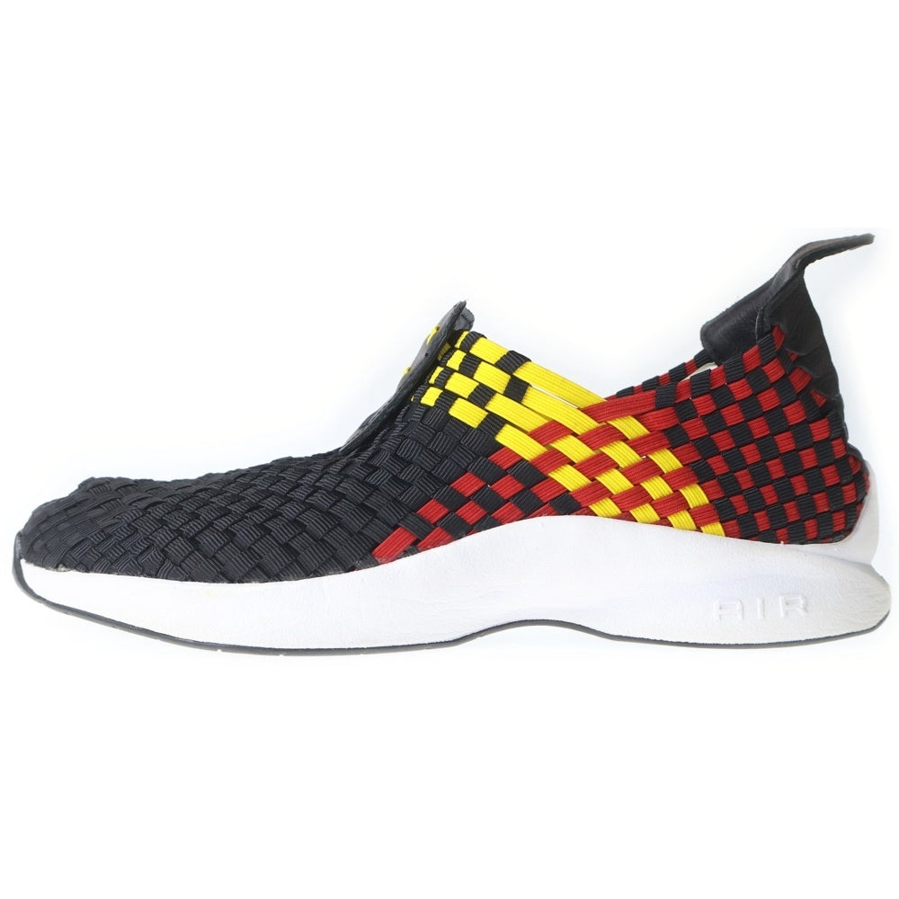 NIKE(ナイキ) AIR WOVEN QS エアウーヴン ローカットスニーカー ブラック/レッド/イエロー US9/27cm 530986-014