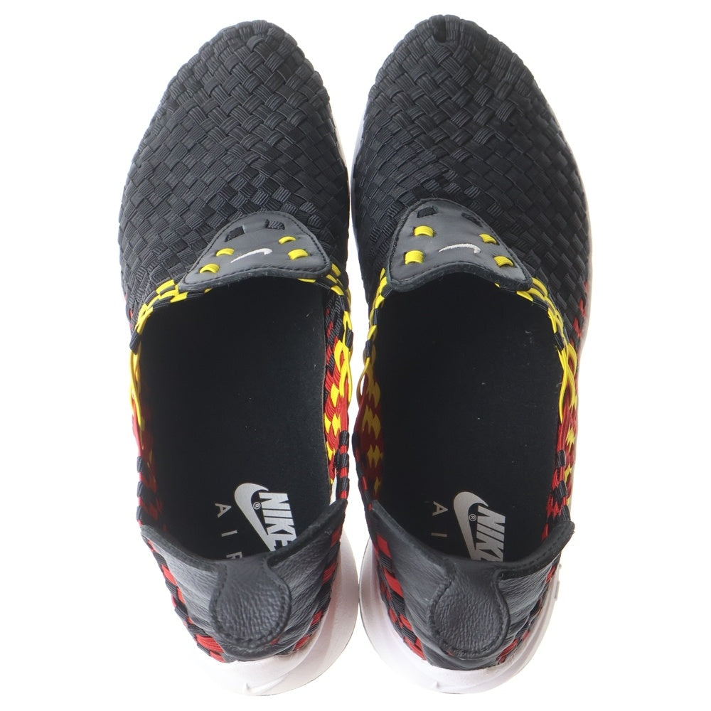NIKE(ナイキ) AIR WOVEN QS エアウーヴン ローカットスニーカー ブラック/レッド/イエロー US9/27cm 530986-014