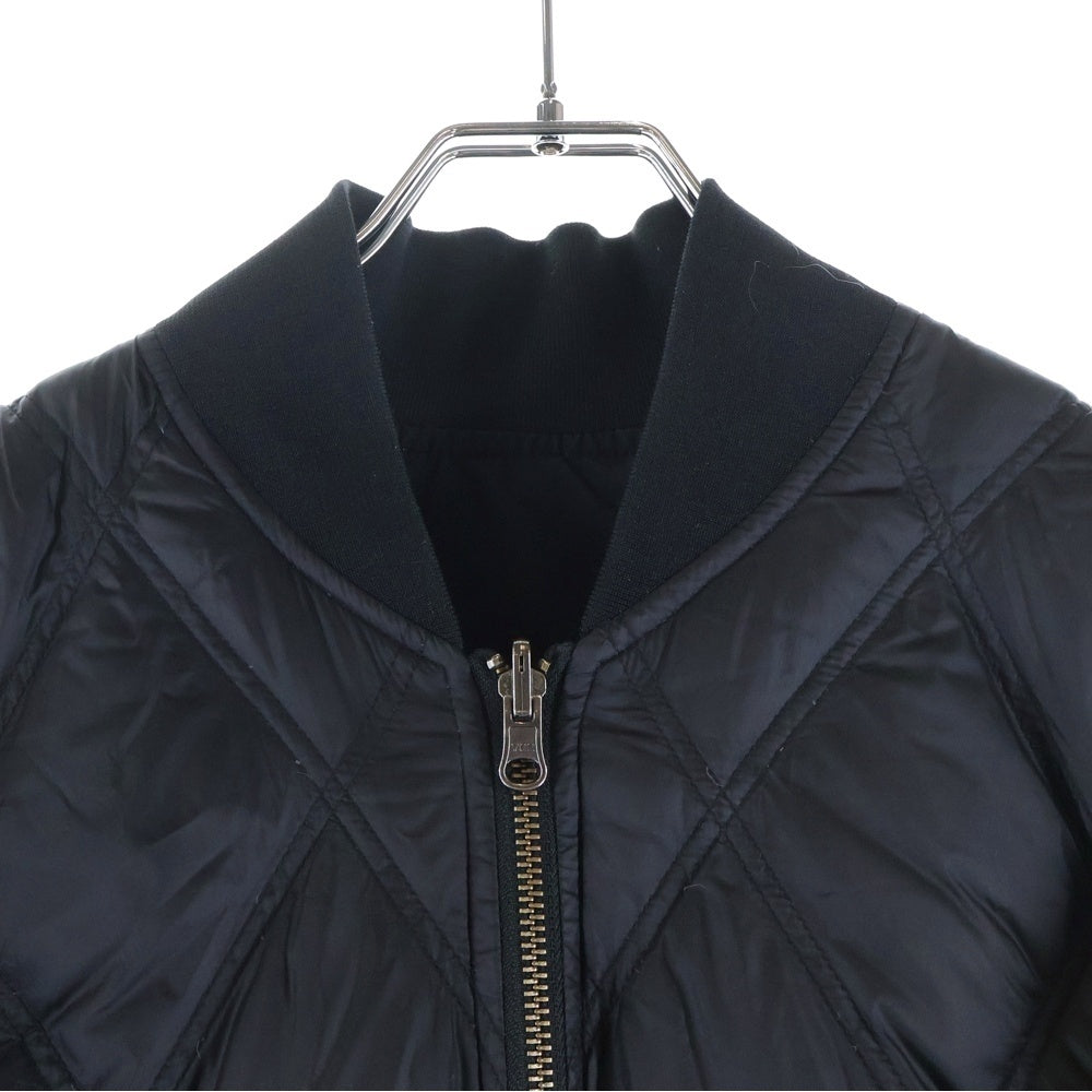 s'yte(サイト) 23AW ×TAION QUILTED DOWN REVERSIBLE LONG MA-1 タイオン キルテッド リバーシブル ロングダウンジャケット ブラック UU-Y01-606