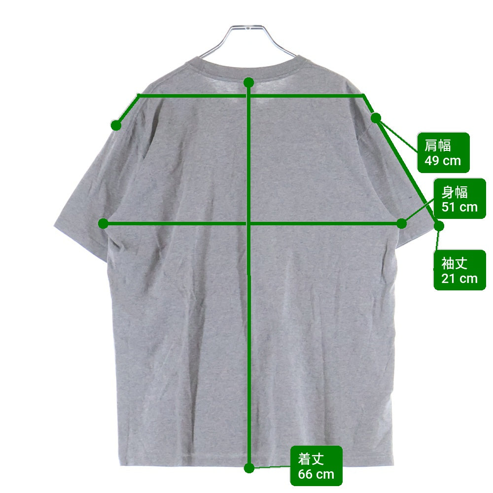 SUPREME(シュプリーム) 19AW Cheese Tee チーズ フロントプリントTシャツ 半袖クルーネックカットソー グレー