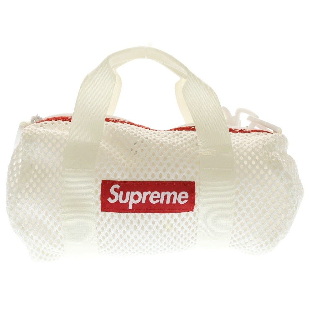 SUPREME(シュプリーム) 23SS Mesh Mini Duffle Bag メッシュ ミニダッフルバッグ ハンドバッグ ショルダーバッグ ホワイト