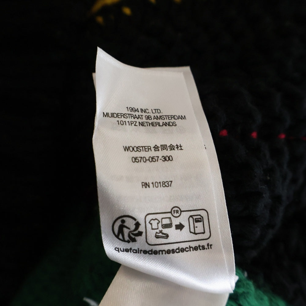 SUPREME(シュプリーム) 23AW Patchwork Cable Knit Cardigan アクリルウール混 パッチワークデザインニットカーディガン マルチ