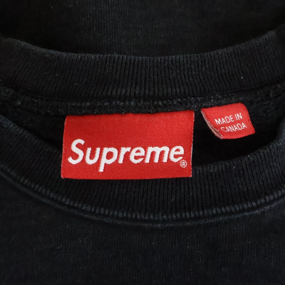 SUPREME(シュプリーム) 19AW Breed Crewneck ブリードロゴ クルーネックスウェットトレーナー ブラック